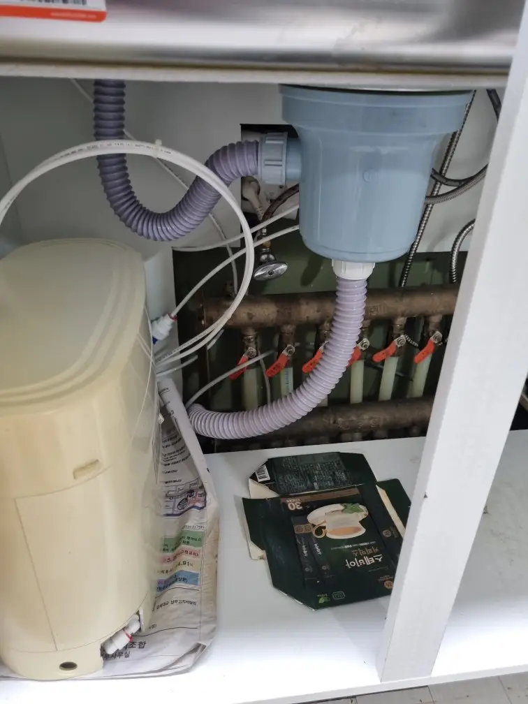 싱크대 샤프트 작업 1